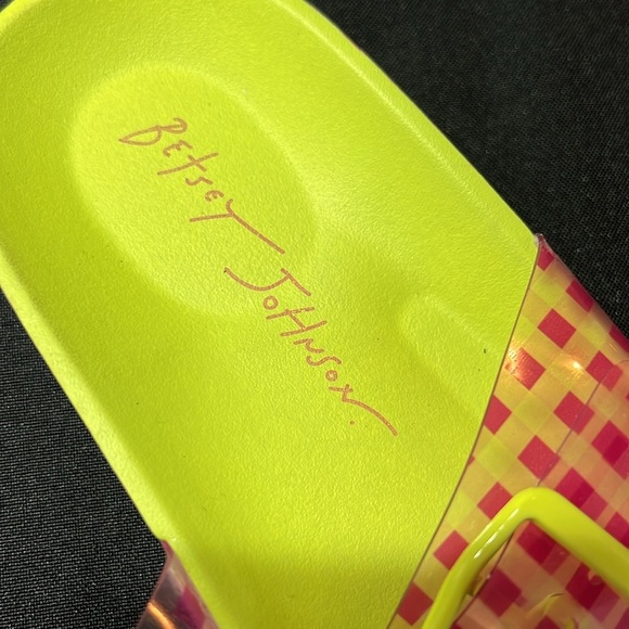 Betsy Johnson checkers sandals size 8 EUC - Picture 8 of 8